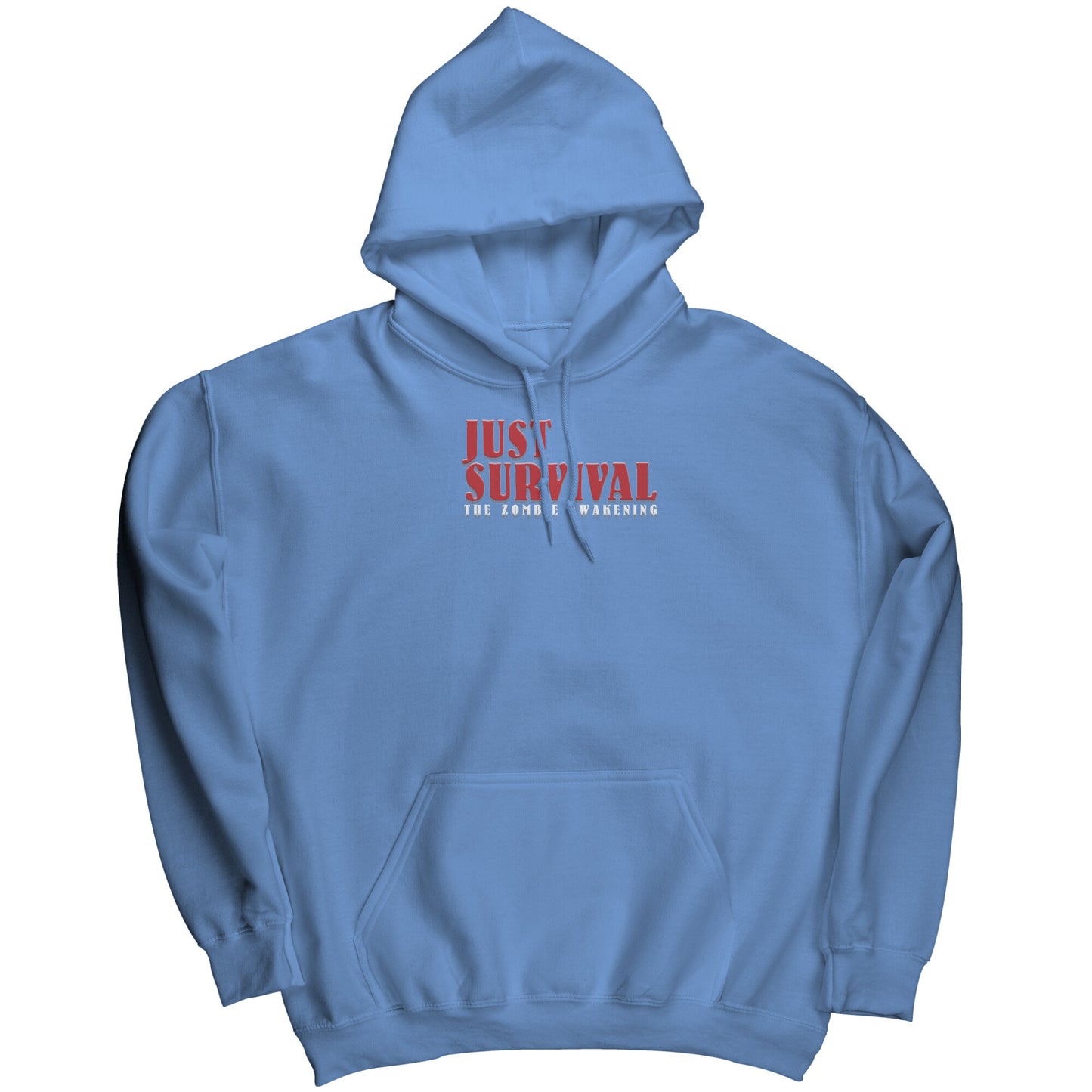 Small Print Classic Just Survival The Zombie Awakening | Awakening Games Entertainment Gaming Apparel Hoody