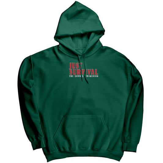 Small Print Classic Just Survival The Zombie Awakening | Awakening Games Entertainment Gaming Apparel Hoody