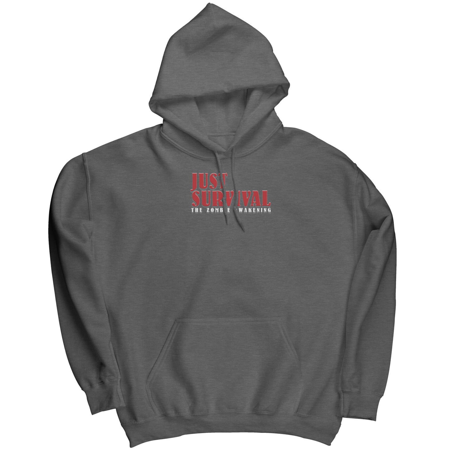 Small Print Classic Just Survival The Zombie Awakening | Awakening Games Entertainment Gaming Apparel Hoody