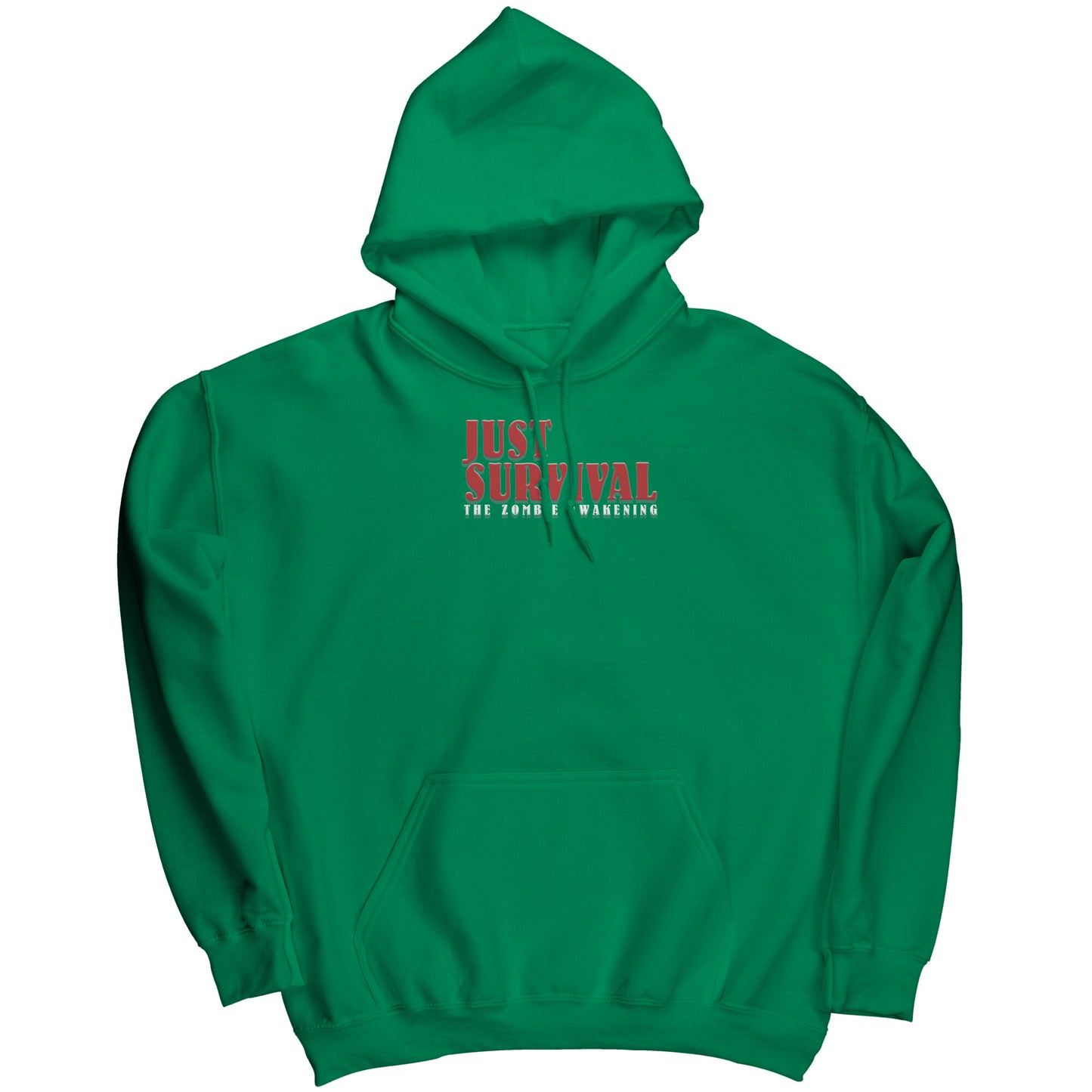 Small Print Classic Just Survival The Zombie Awakening | Awakening Games Entertainment Gaming Apparel Hoody