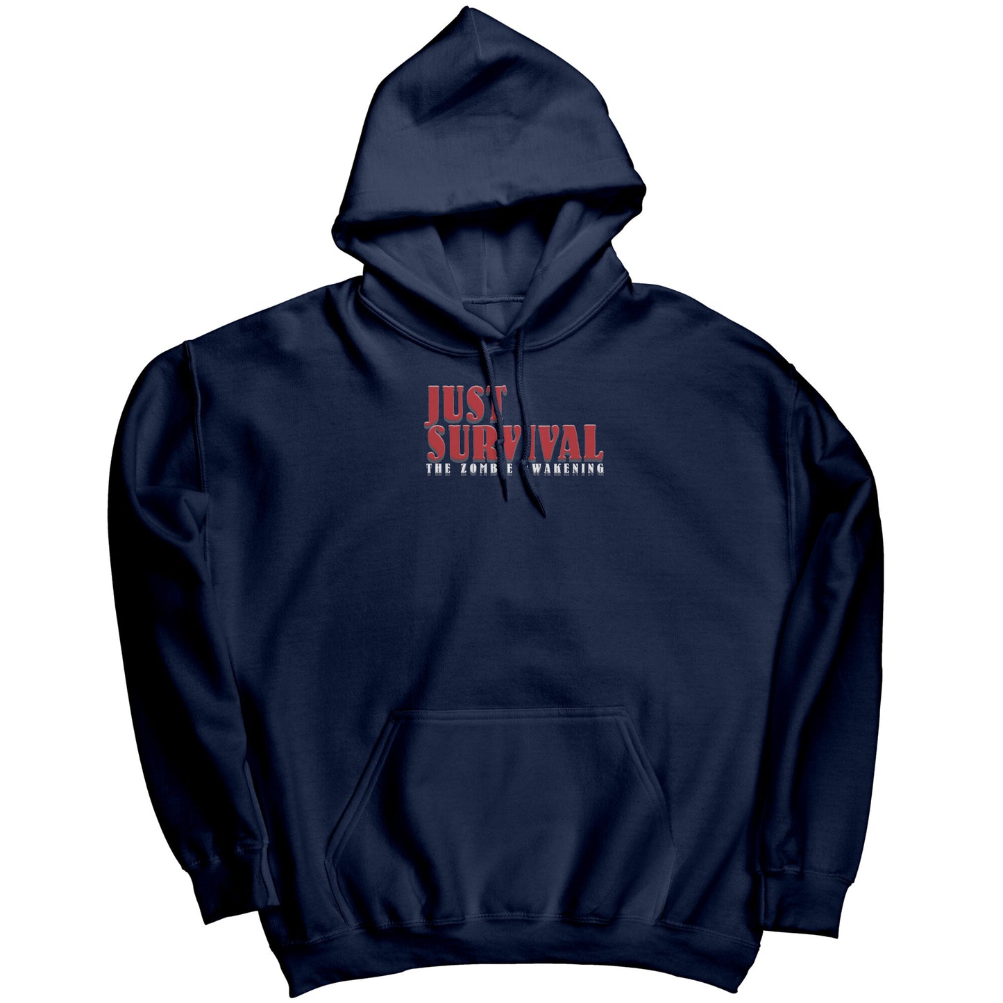 Small Print Classic Just Survival The Zombie Awakening | Awakening Games Entertainment Gaming Apparel Hoody