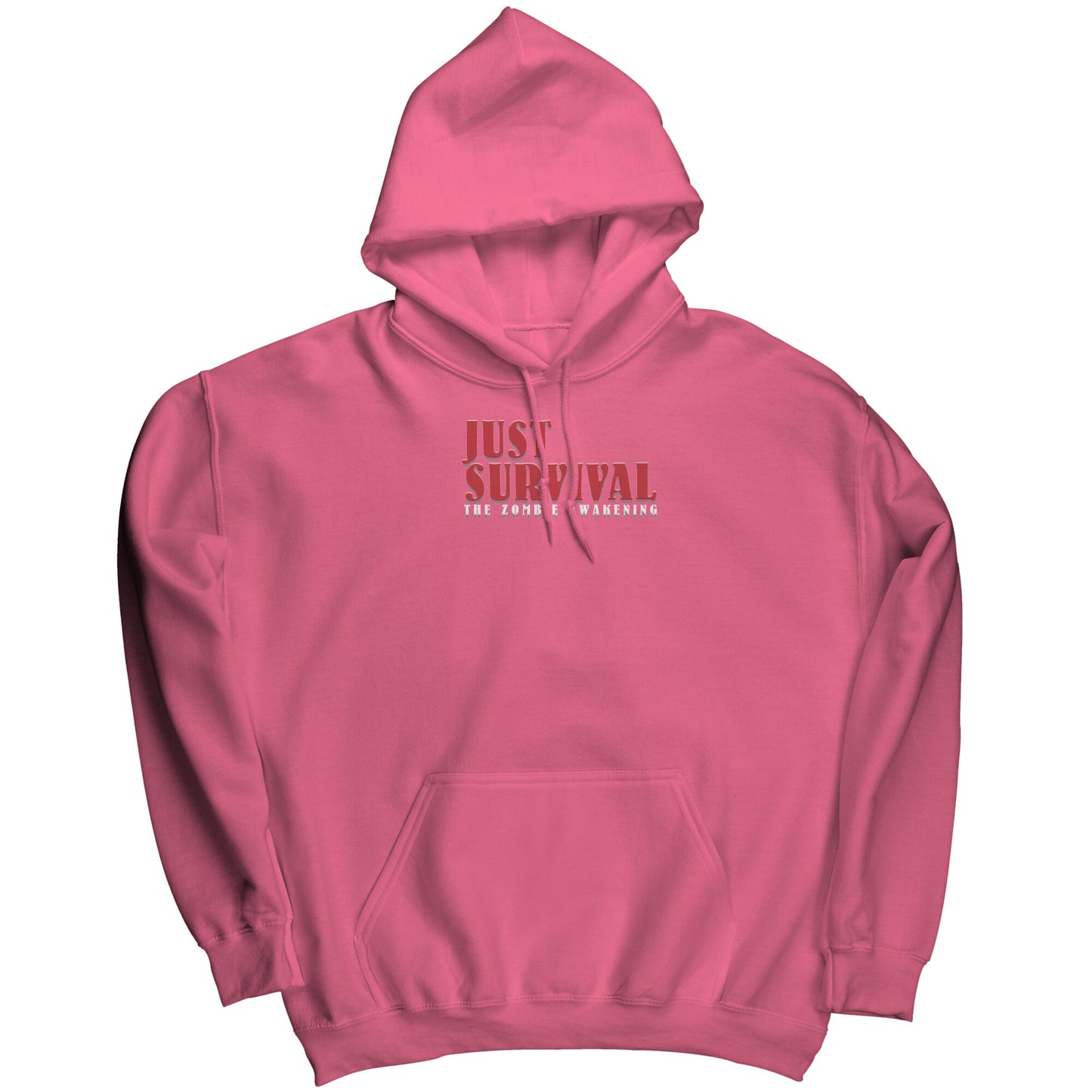 Small Print Classic Just Survival The Zombie Awakening | Awakening Games Entertainment Gaming Apparel Hoody