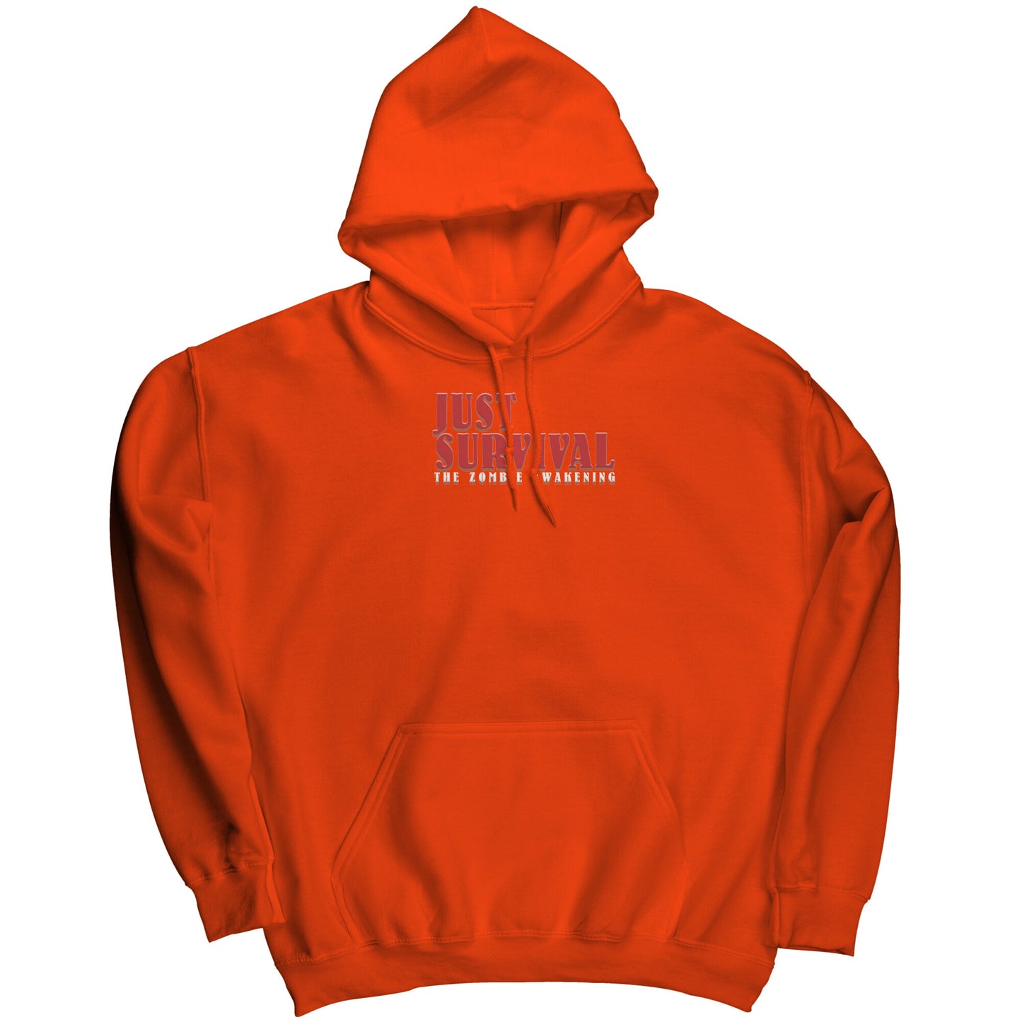 Small Print Classic Just Survival The Zombie Awakening | Awakening Games Entertainment Gaming Apparel Hoody