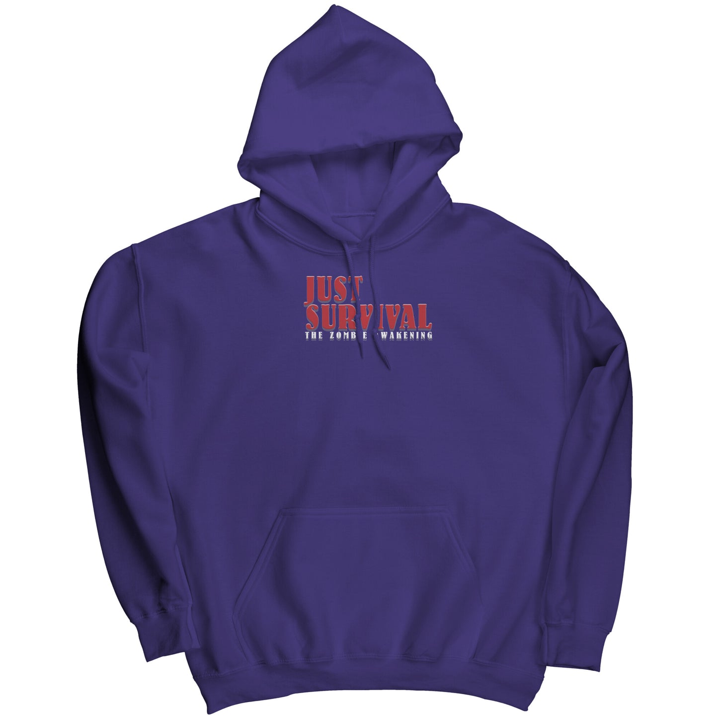 Small Print Classic Just Survival The Zombie Awakening | Awakening Games Entertainment Gaming Apparel Hoody