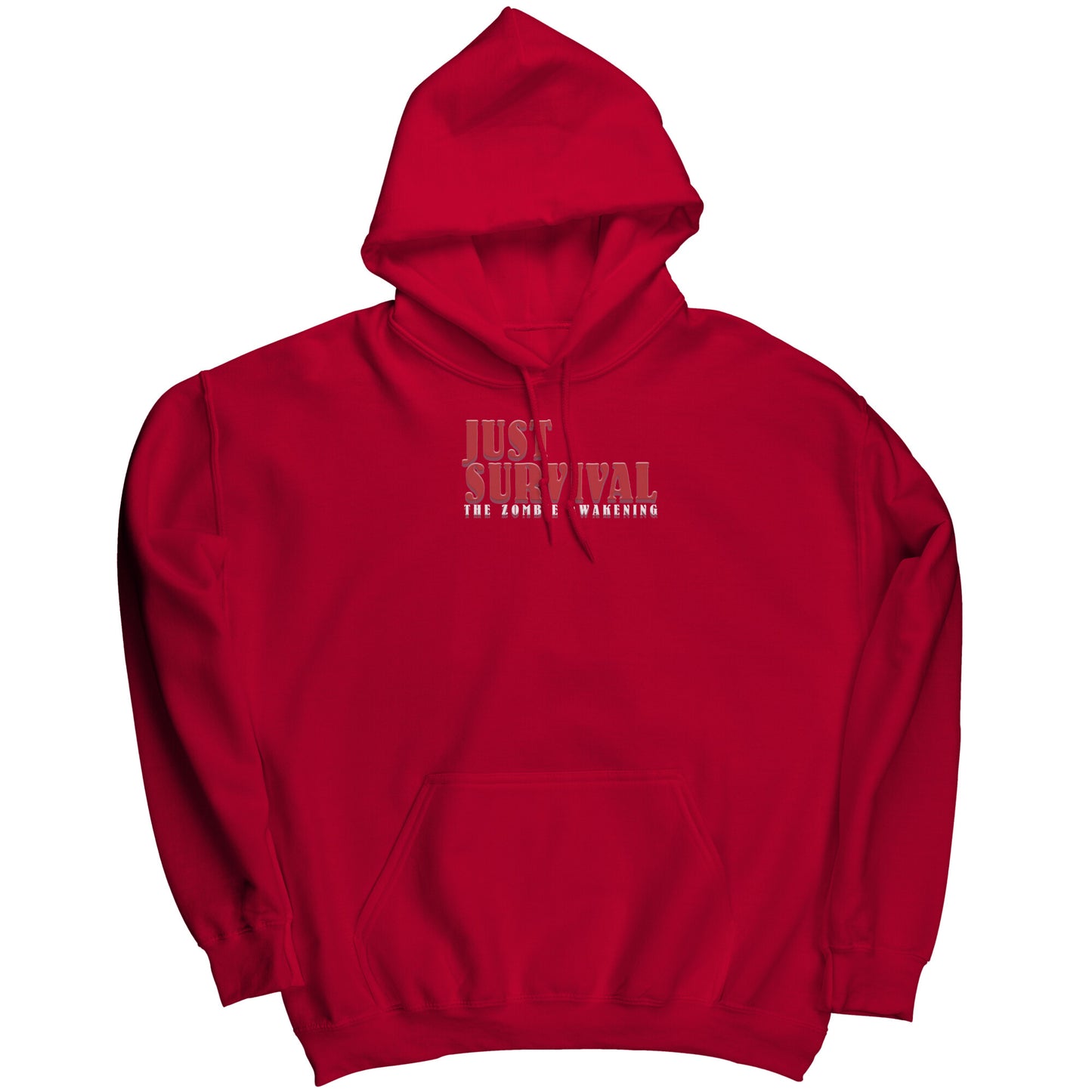Small Print Classic Just Survival The Zombie Awakening | Awakening Games Entertainment Gaming Apparel Hoody