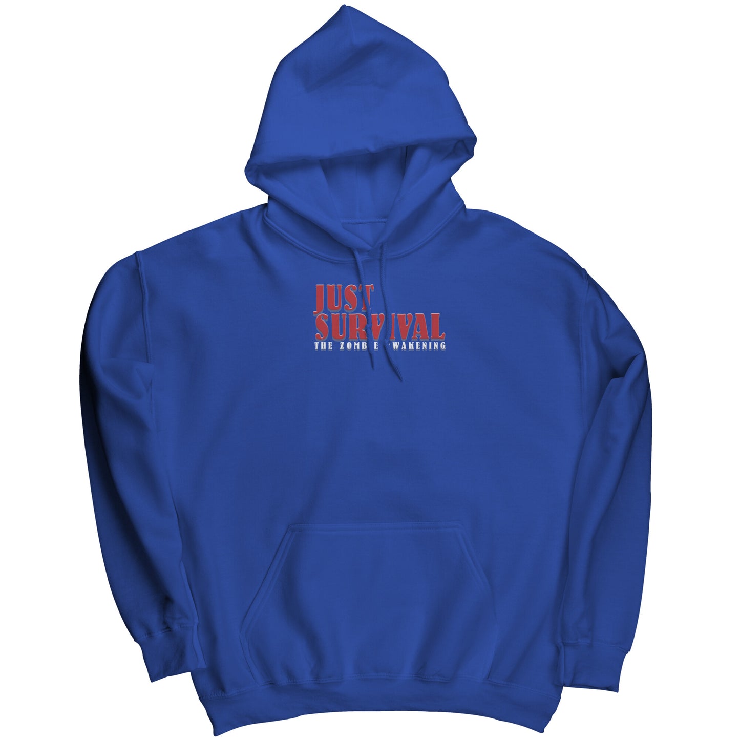 Small Print Classic Just Survival The Zombie Awakening | Awakening Games Entertainment Gaming Apparel Hoody