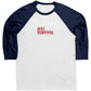 Just Survival The Zombie Awakening Canvas Mens Raglan Long Sleeve Shirt