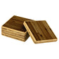 Awakening Games Entertainment Natural Bamboo Table Coasters
