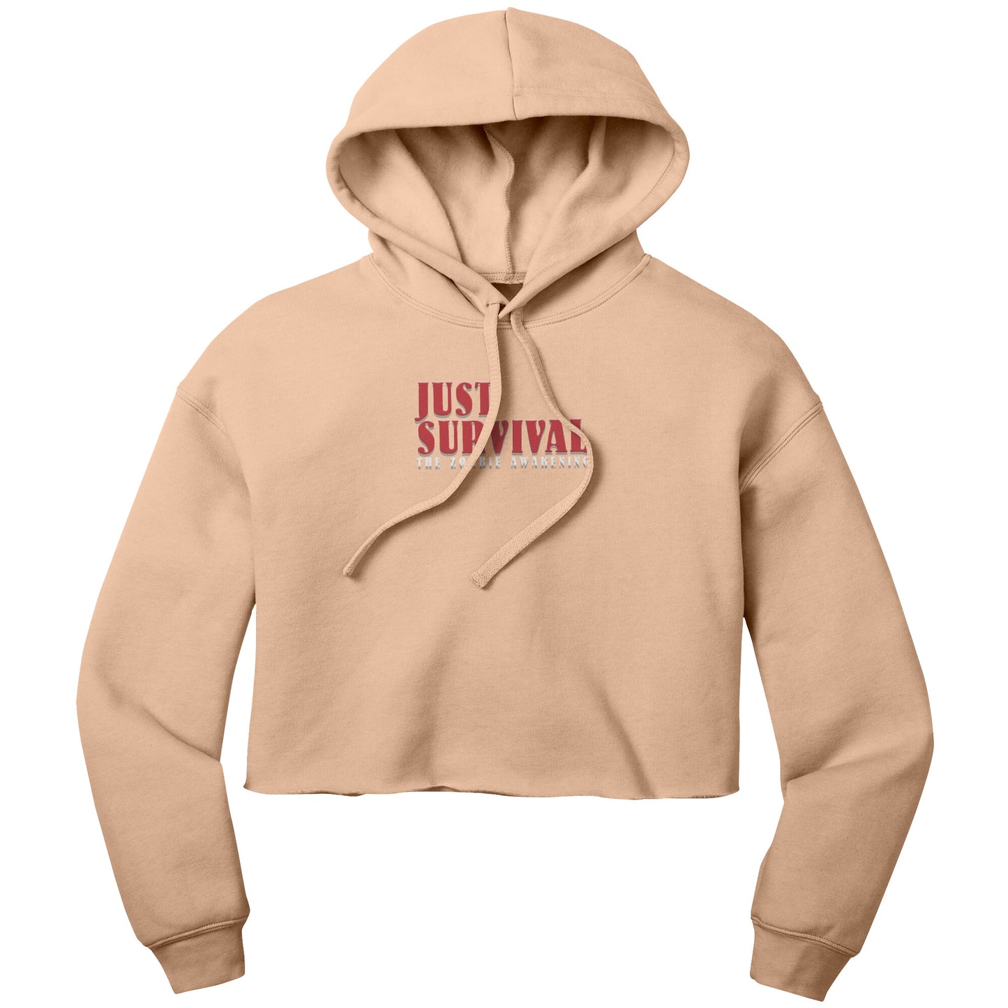 Just Survival The Zombie Awakening Women's Crop Top Fleece Gaming Hoody